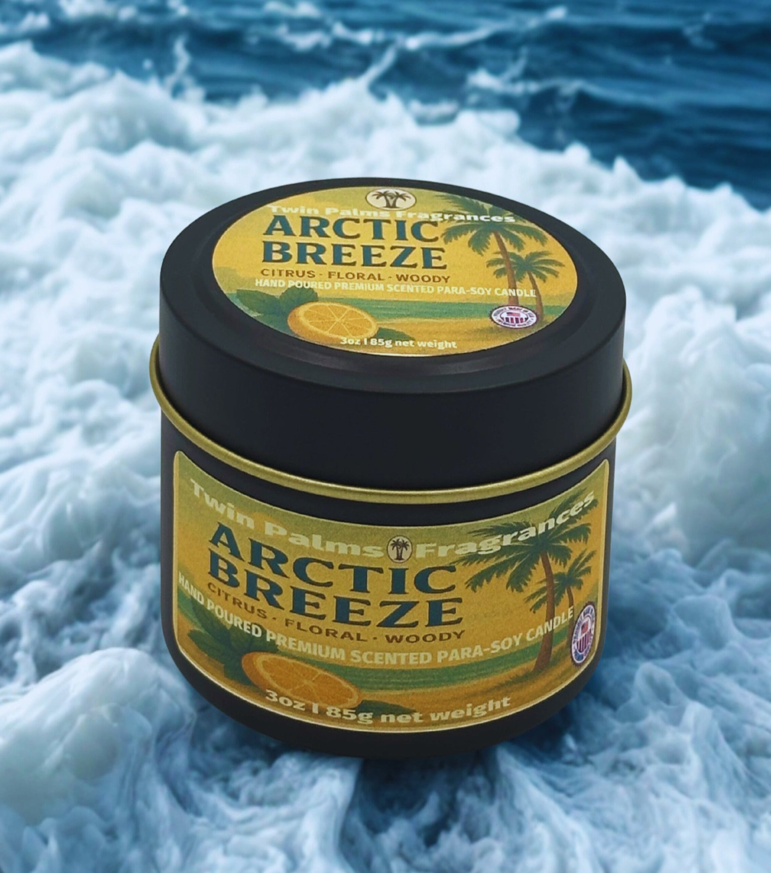 LINE FRIENDS スノードーム SWEET BREEZE Arctic Breeze – Luxury Citrus Floral & Woody para soy candle with