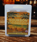 Pack of Twin Palms Fragrances Bourbon Butterscotch wax melts on a wooden surface.